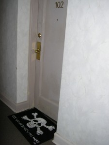 Knocking on the front door